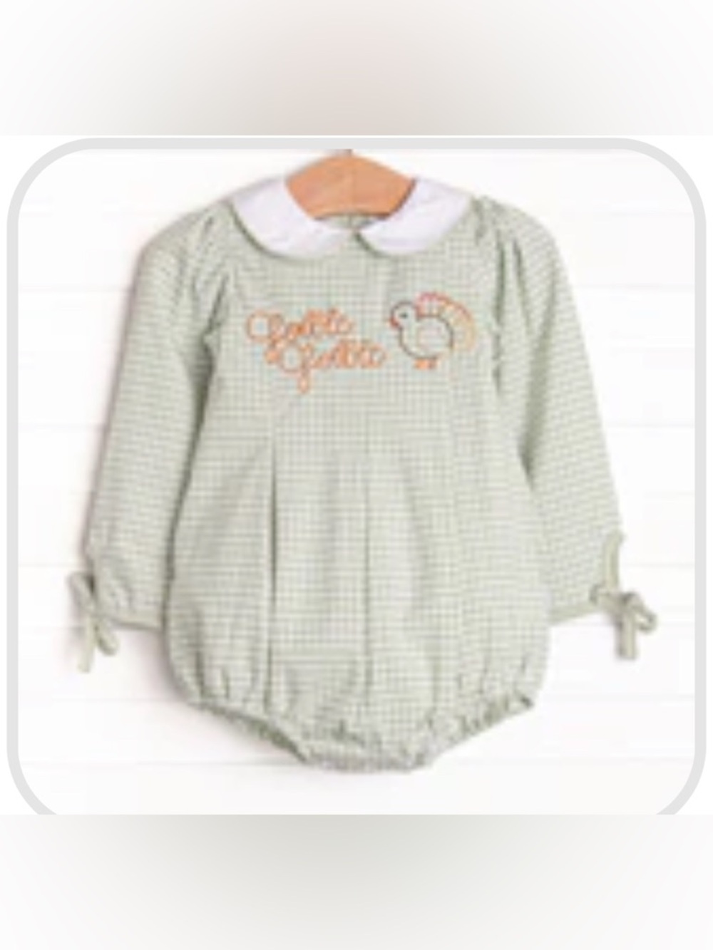 Stitchy Fish Turkey Talk Bubble Romper
